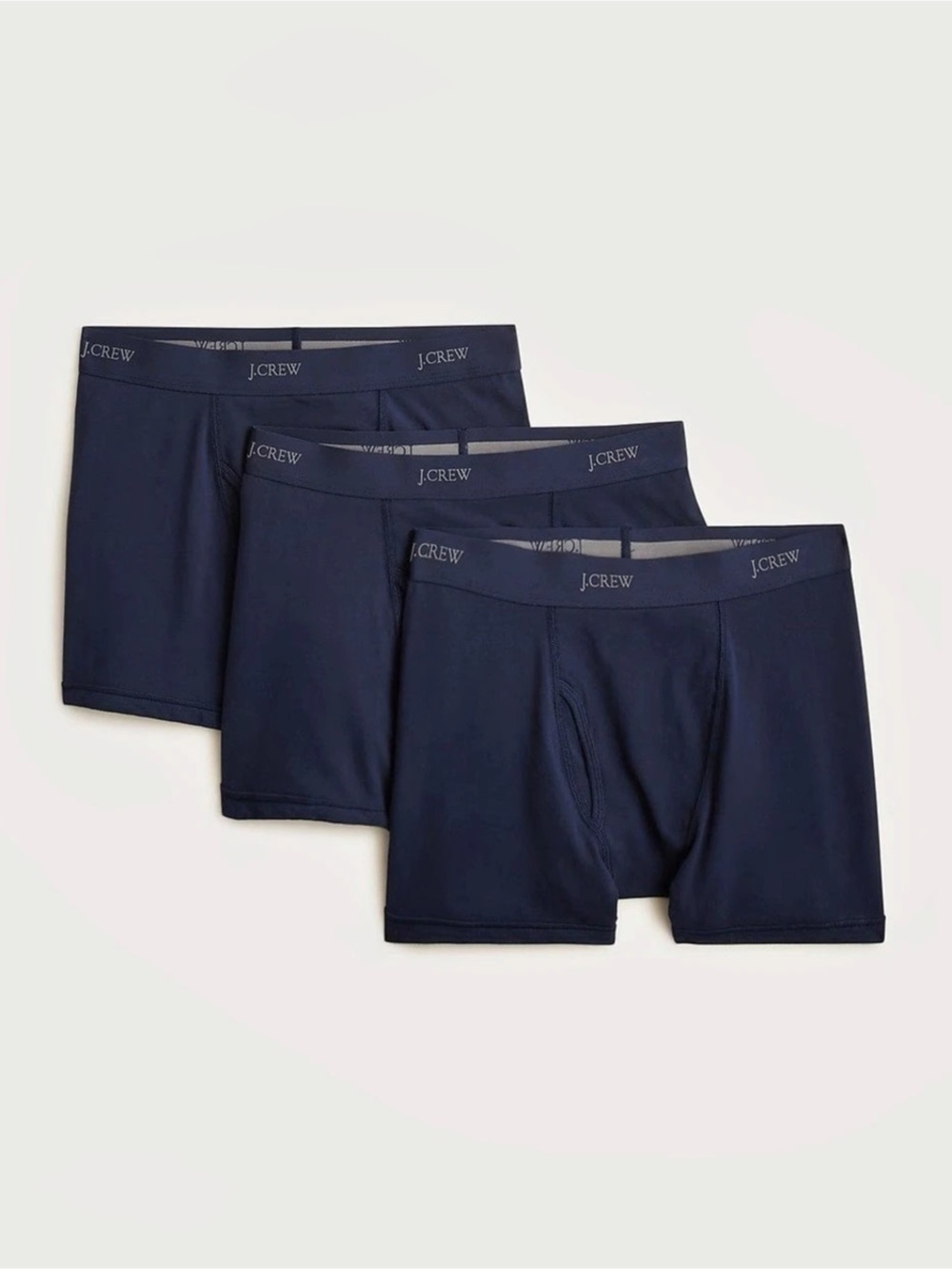 J.Crew Boxer Brief 3-Pack 4" Inseam Blue XL NWT